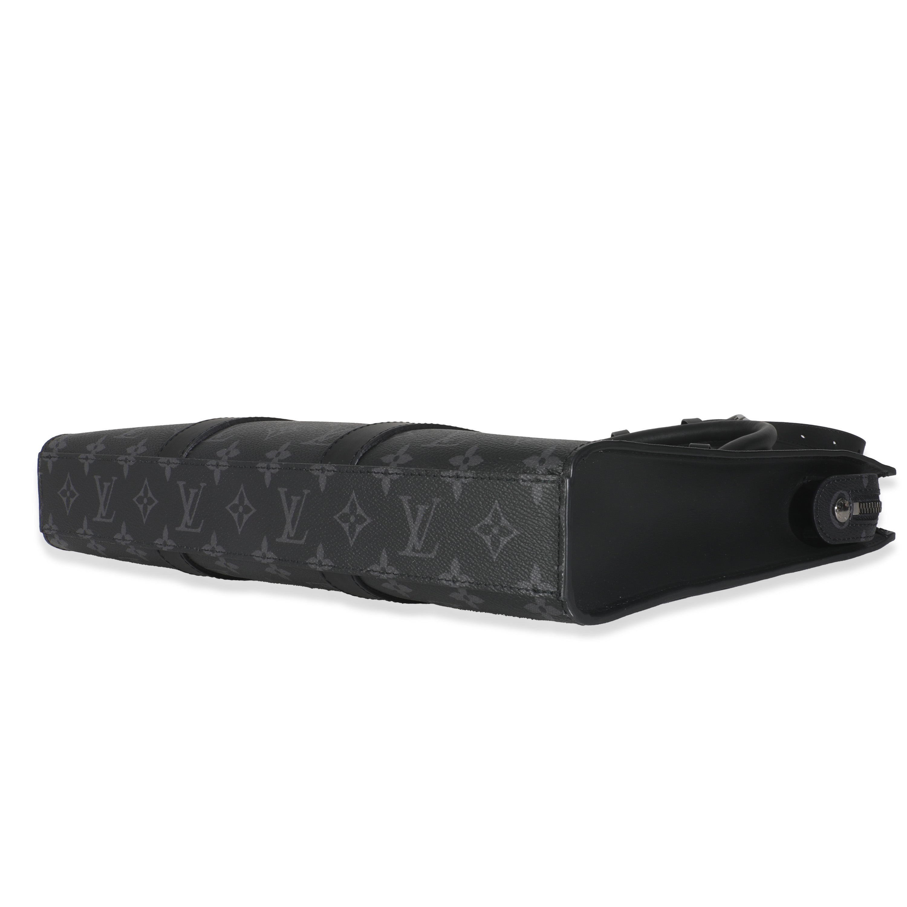 Louis Vuitton Monogram Eclipse Canvas Sac Plat Horizontal Zippe