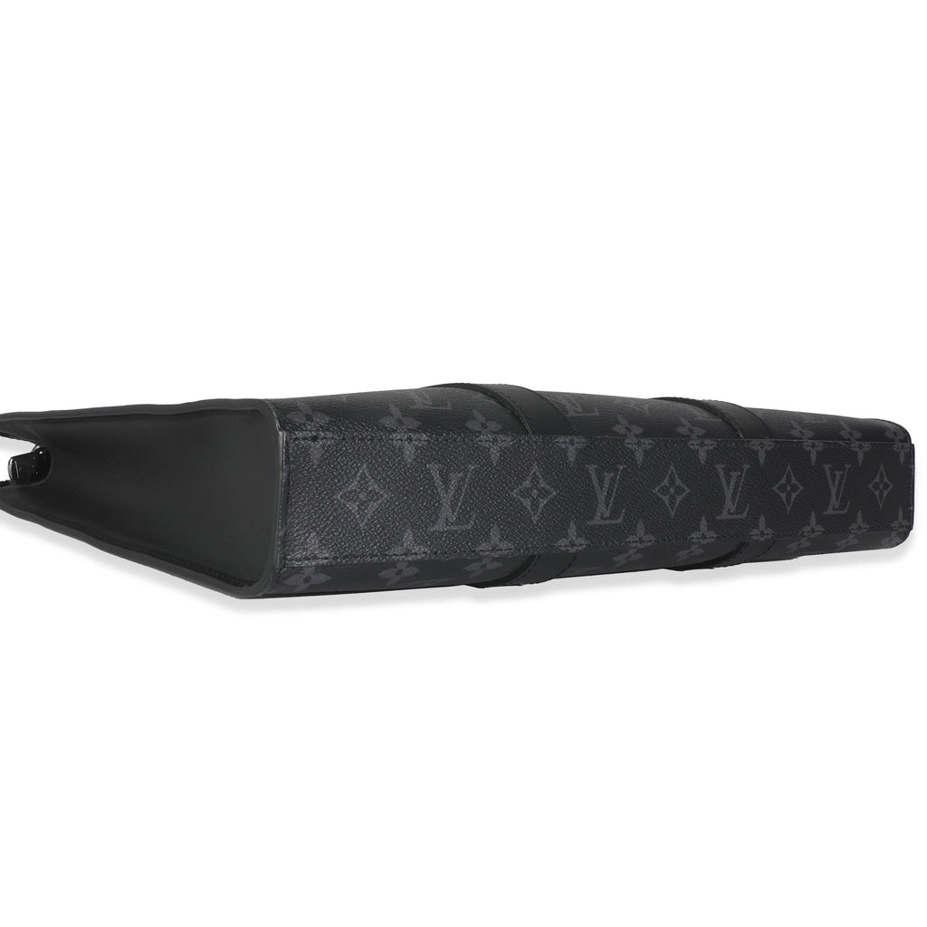 Louis Vuitton Monogram Eclipse Canvas Sac Plat Horizontal Zippe