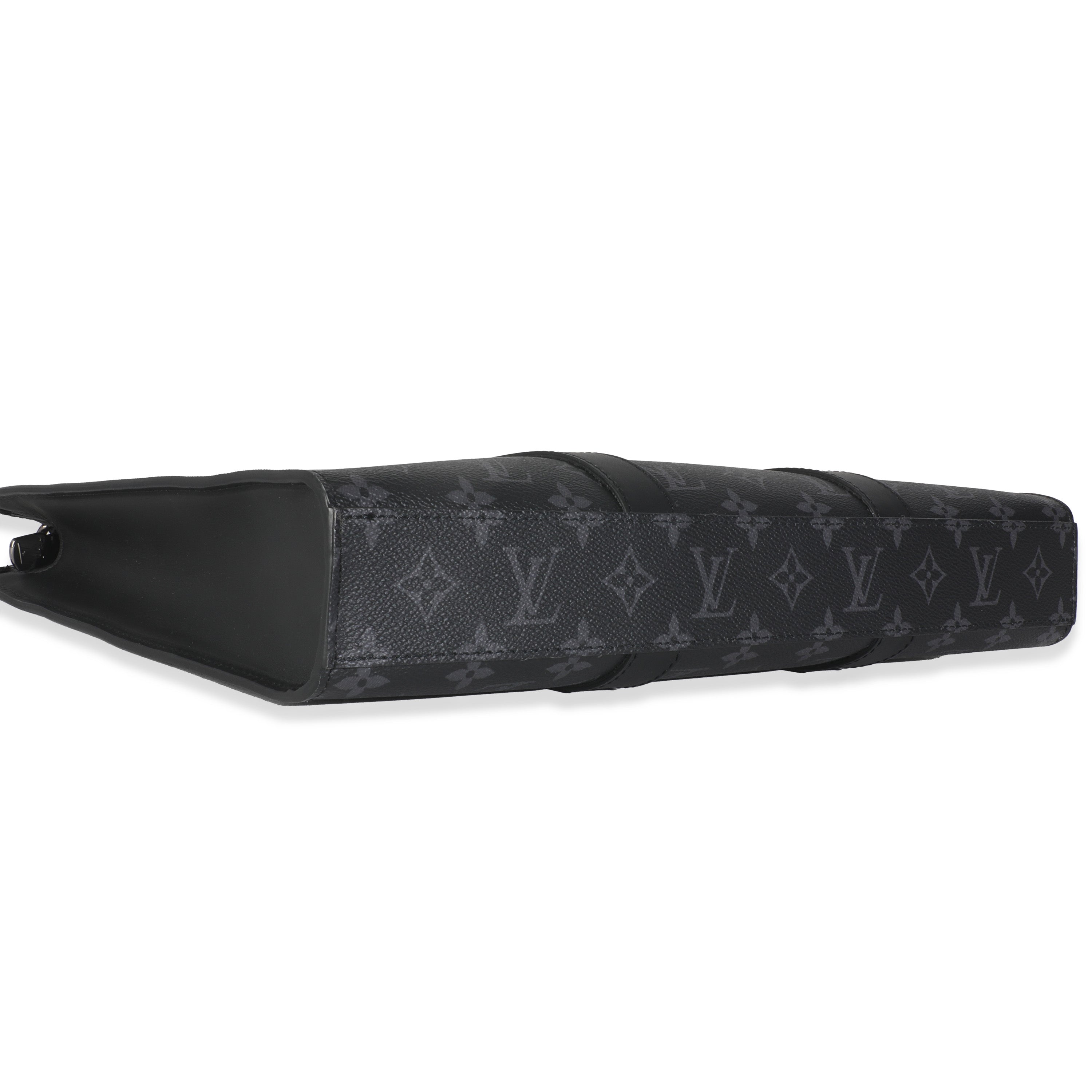 Louis Vuitton Monogram Eclipse Canvas Sac Plat Horizontal Zippe