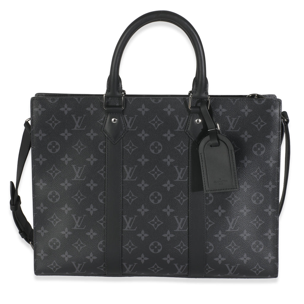 Louis Vuitton Monogram Eclipse Canvas Sac Plat Horizontal Zippe