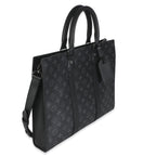 Louis Vuitton Monogram Eclipse Canvas Sac Plat Horizontal Zippe