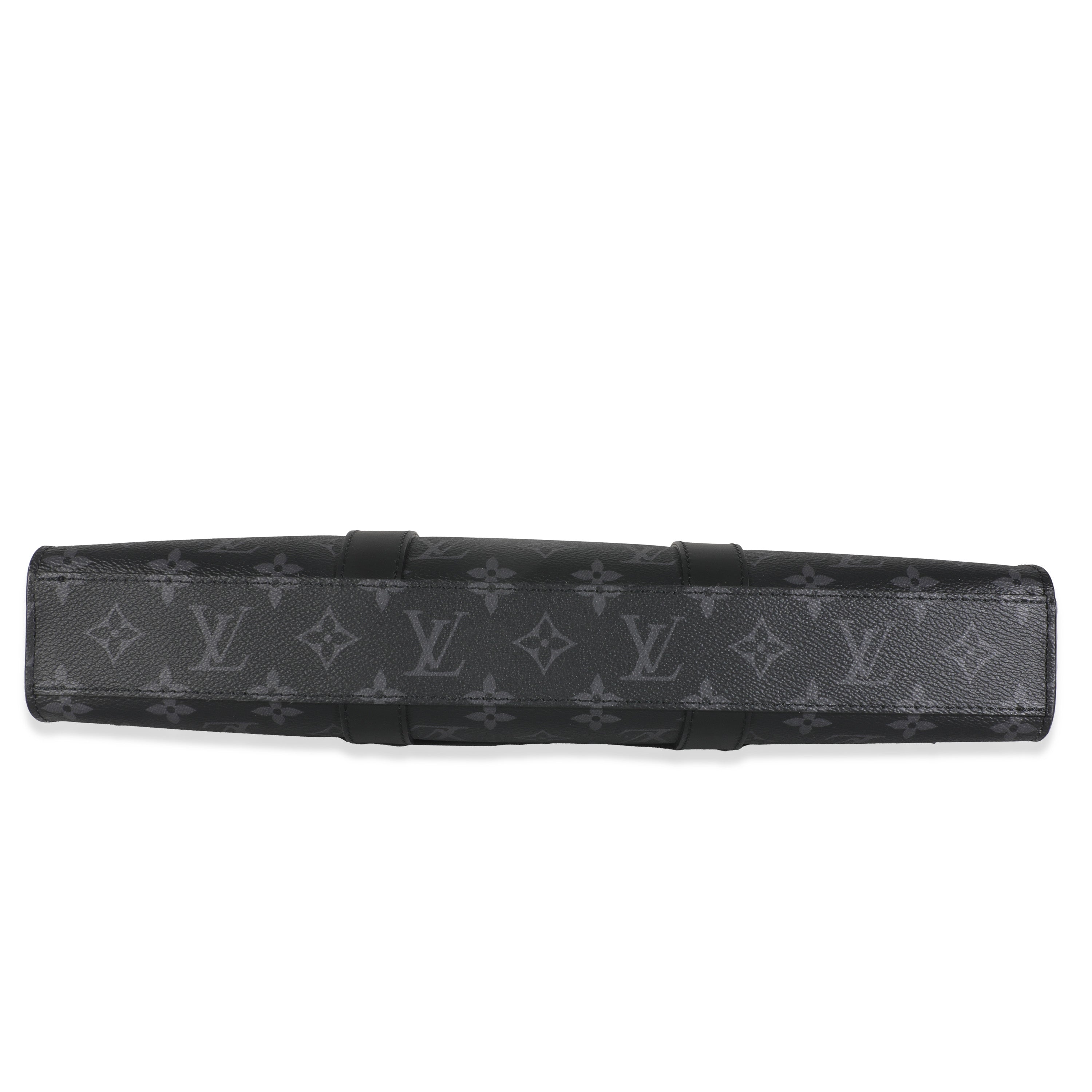 Louis Vuitton Monogram Eclipse Canvas Sac Plat Horizontal Zippe