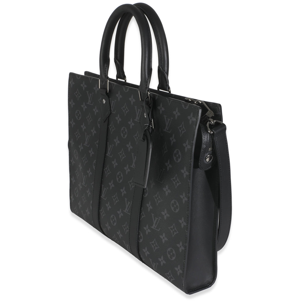 Louis Vuitton Monogram Eclipse Canvas Sac Plat Horizontal Zippe