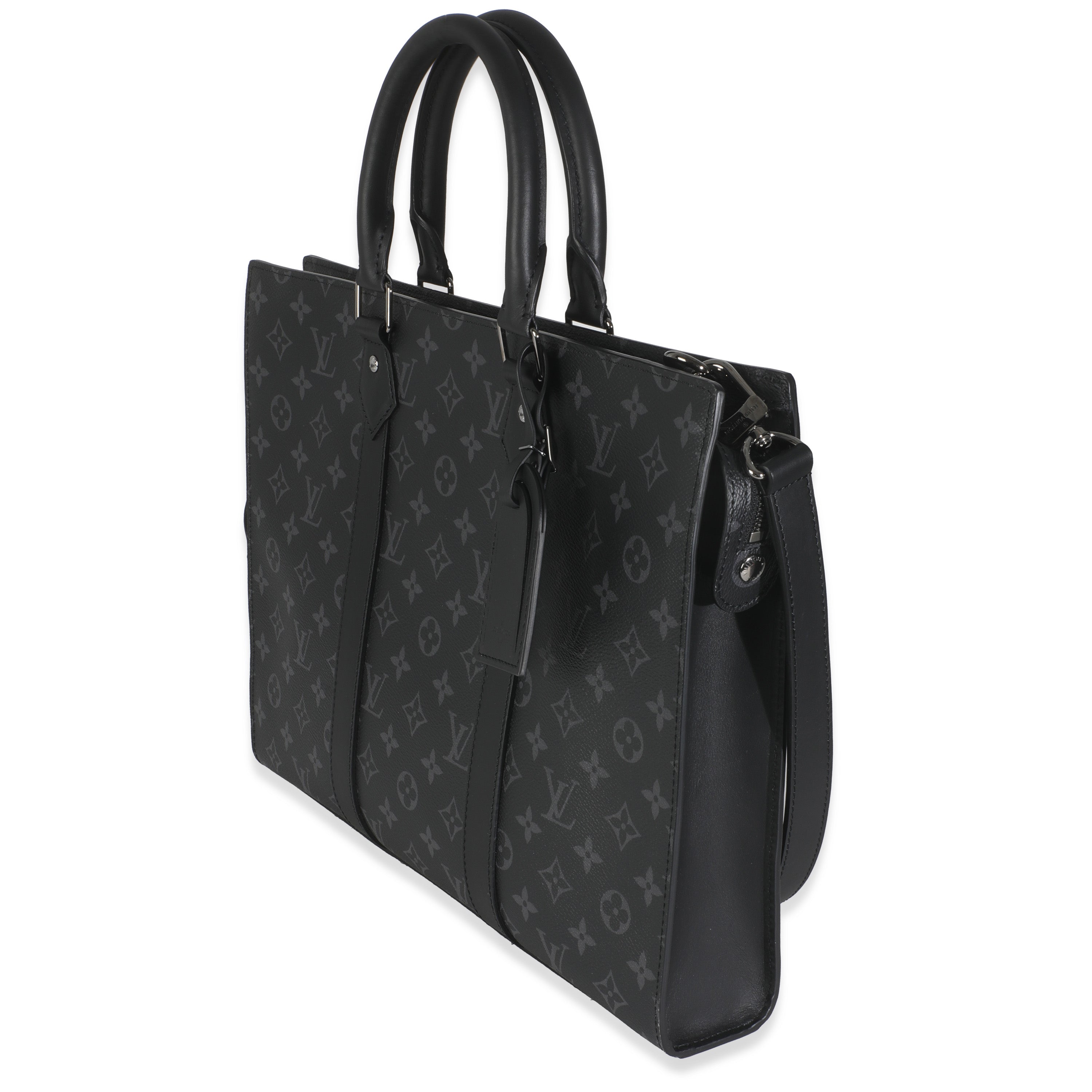 Louis Vuitton Monogram Eclipse Canvas Sac Plat Horizontal Zippe