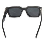 Louis Vuitton Black Acetate LV Match Square Lens Sunglasses