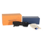 Louis Vuitton Black Acetate LV Match Square Lens Sunglasses