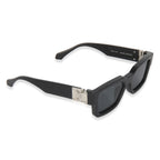 Louis Vuitton Black Acetate LV Match Square Lens Sunglasses