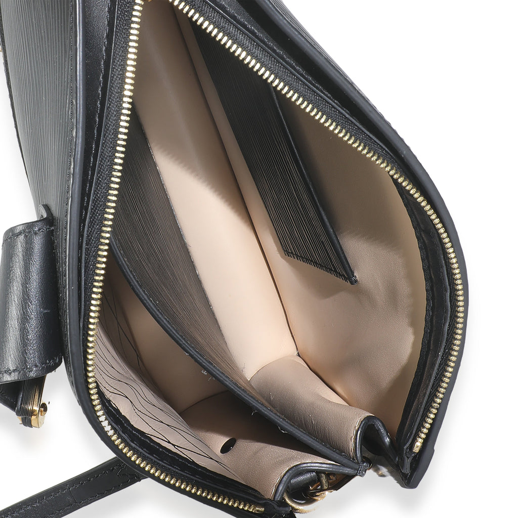 Louis Vuitton Black Epi Leather Trunk Clutch