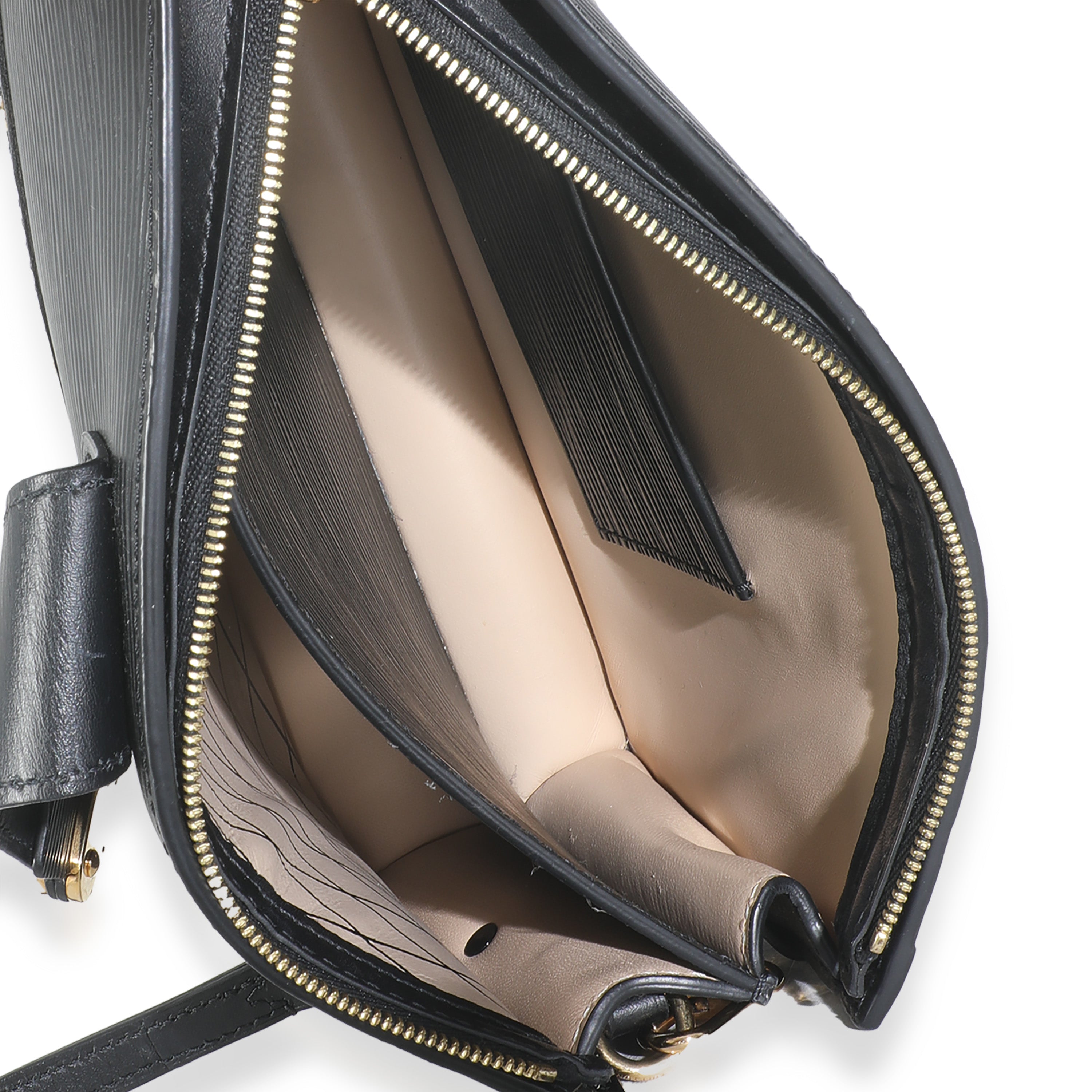 Louis Vuitton Black Epi Leather Trunk Clutch