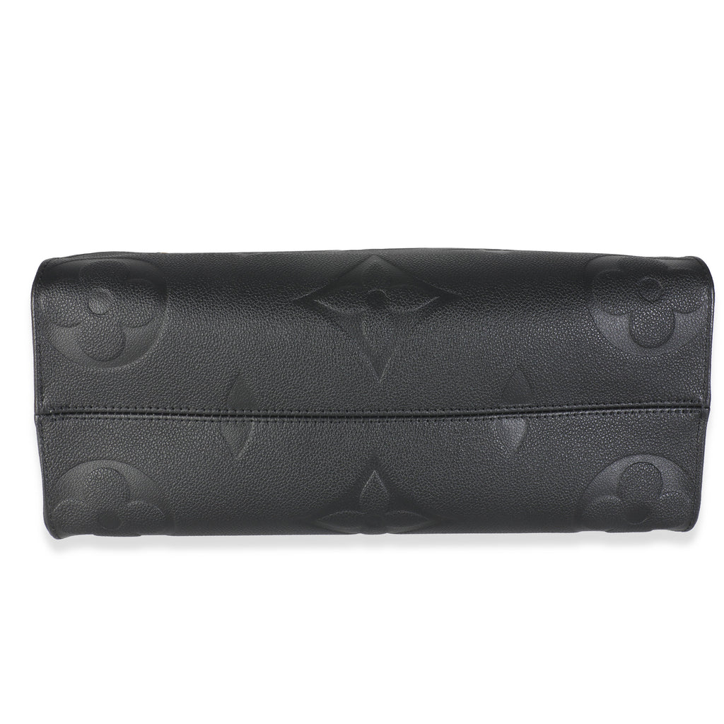 Louis Vuitton Black Monogram Empreinte Onthego MM
