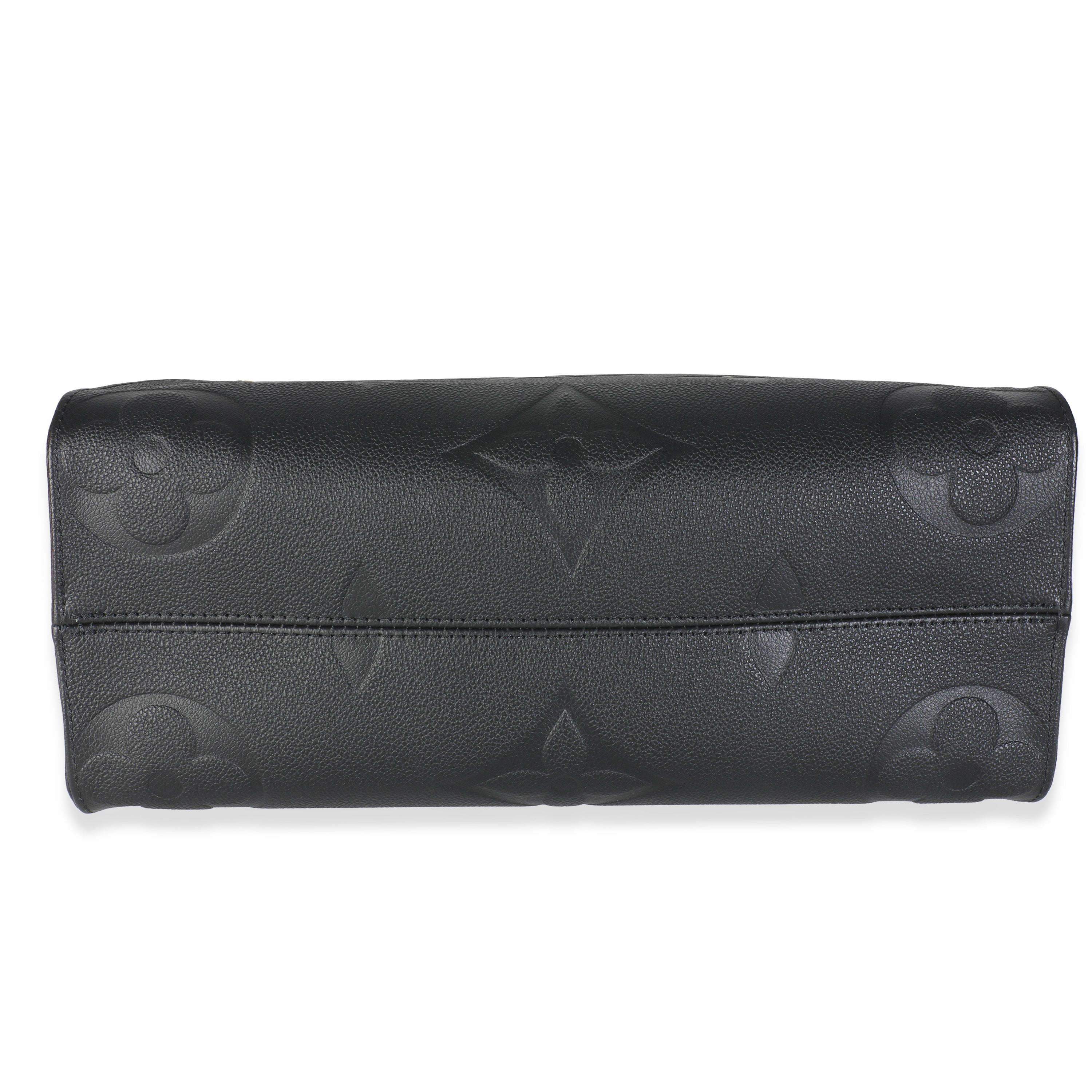 Louis Vuitton Black Monogram Empreinte Onthego MM