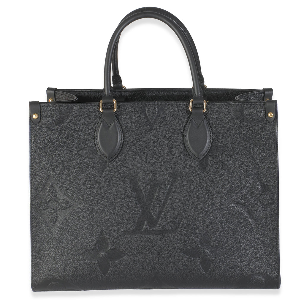Louis Vuitton Black Monogram Empreinte Onthego MM