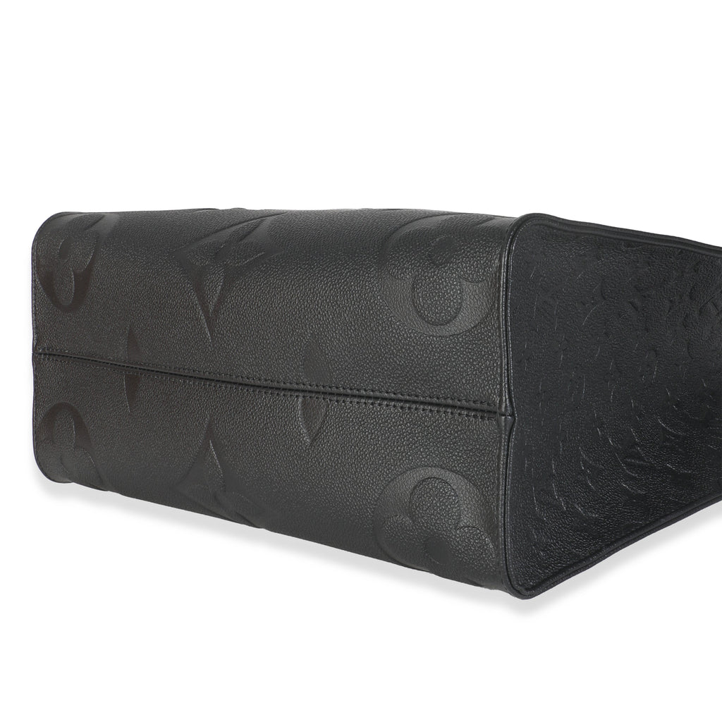 Louis Vuitton Black Monogram Empreinte Onthego MM