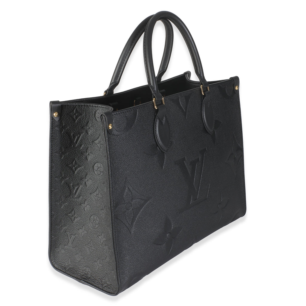 Louis Vuitton Black Monogram Empreinte Onthego MM