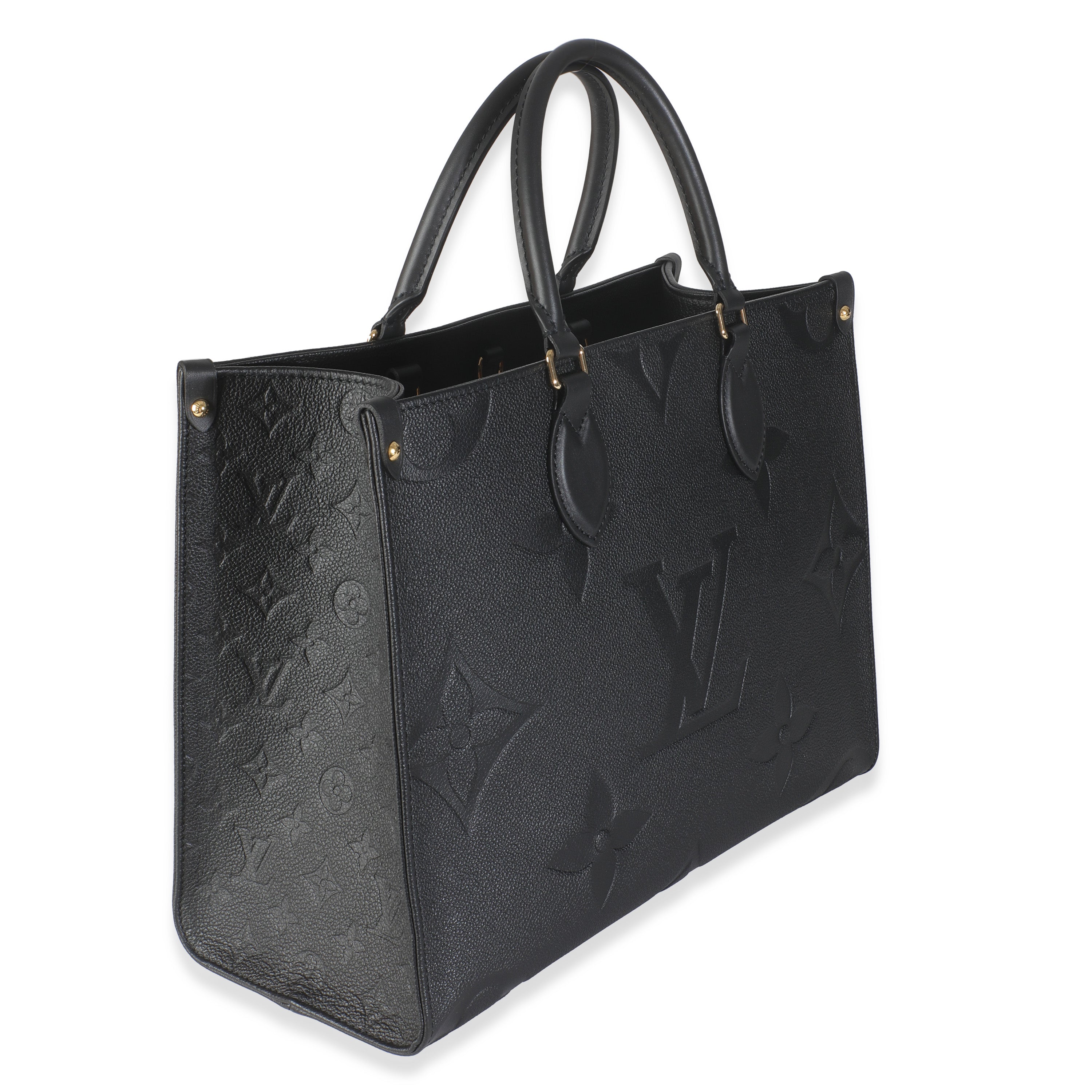 Louis Vuitton Black Monogram Empreinte Onthego MM
