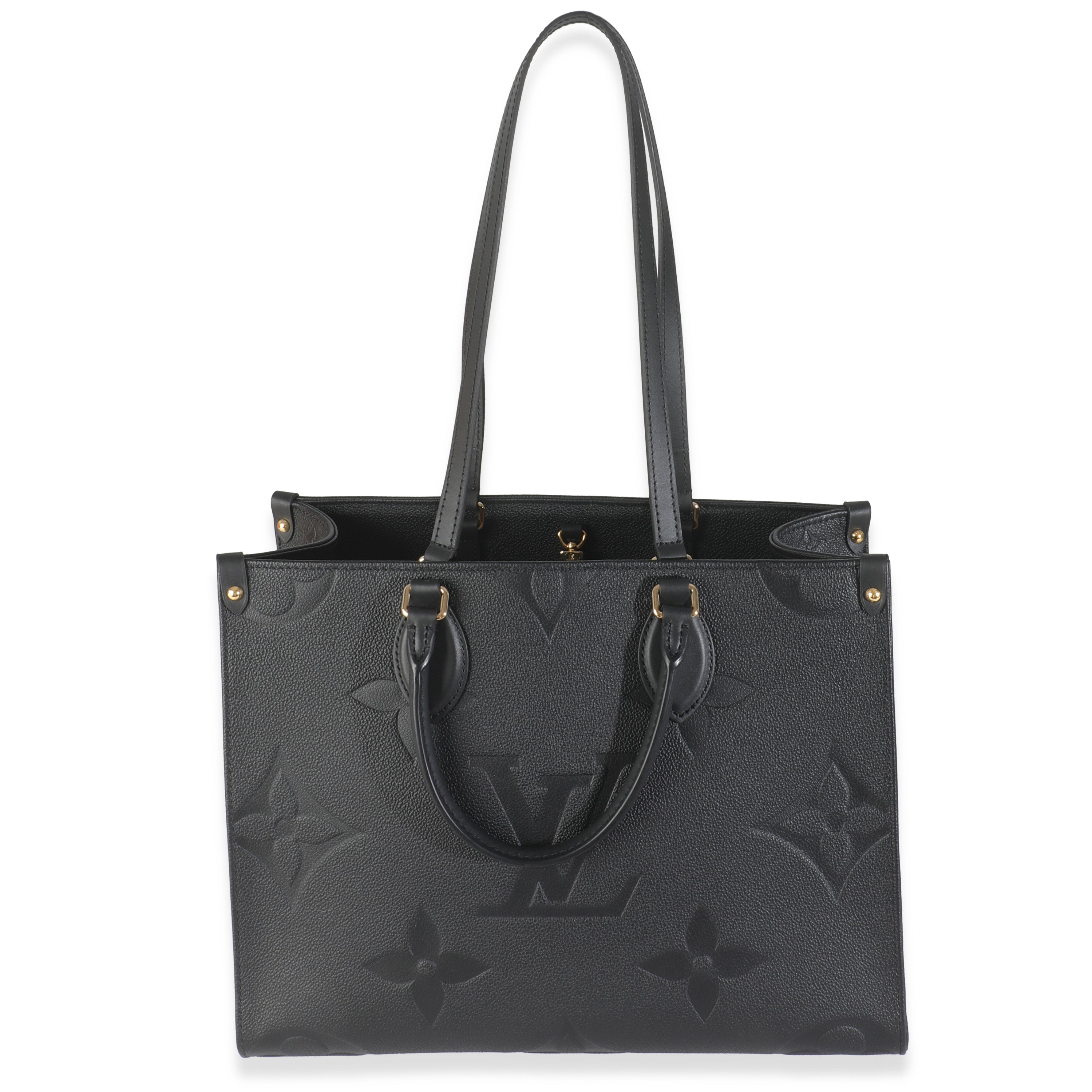 Louis Vuitton Black Monogram Empreinte Onthego MM