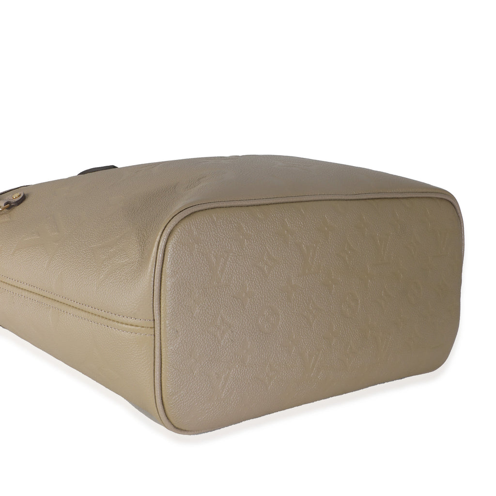 Louis Vuitton Turtledove Monogram Empreinte Neverfull MM