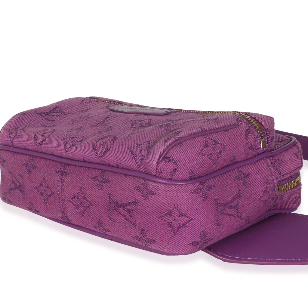 Louis Vuitton Purple Monogram Denim Outdoor Bumbag
