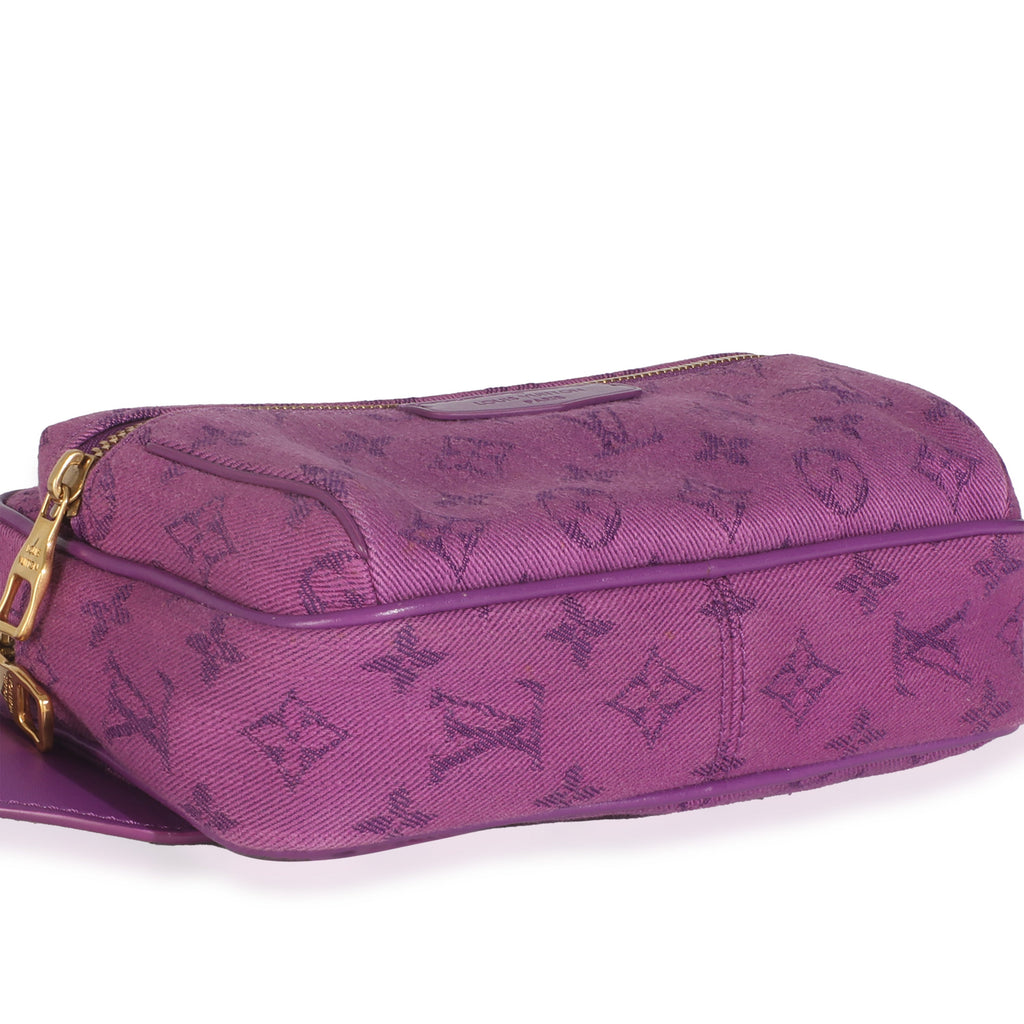 Louis Vuitton Purple Monogram Denim Outdoor Bumbag