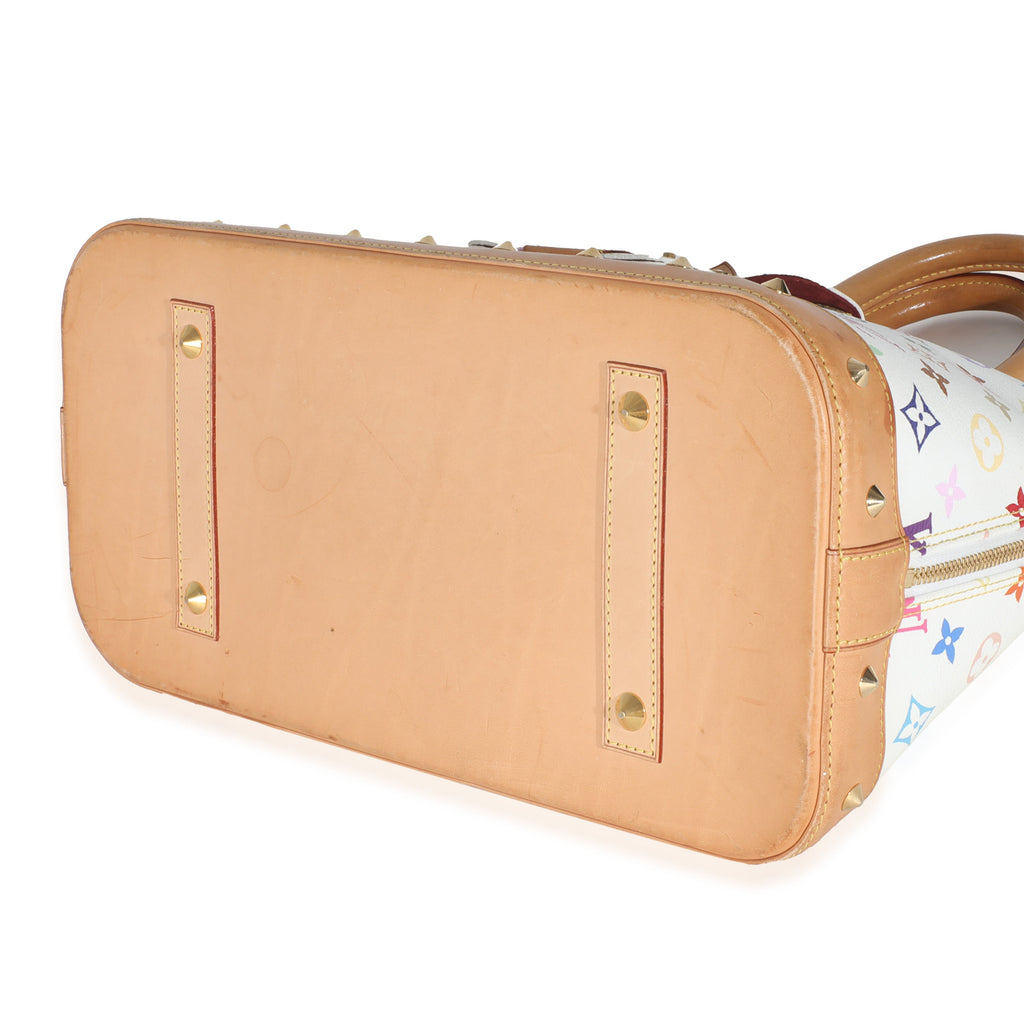 Louis Vuitton x Murakami White Multicolor Monogram Canvas Alma GM