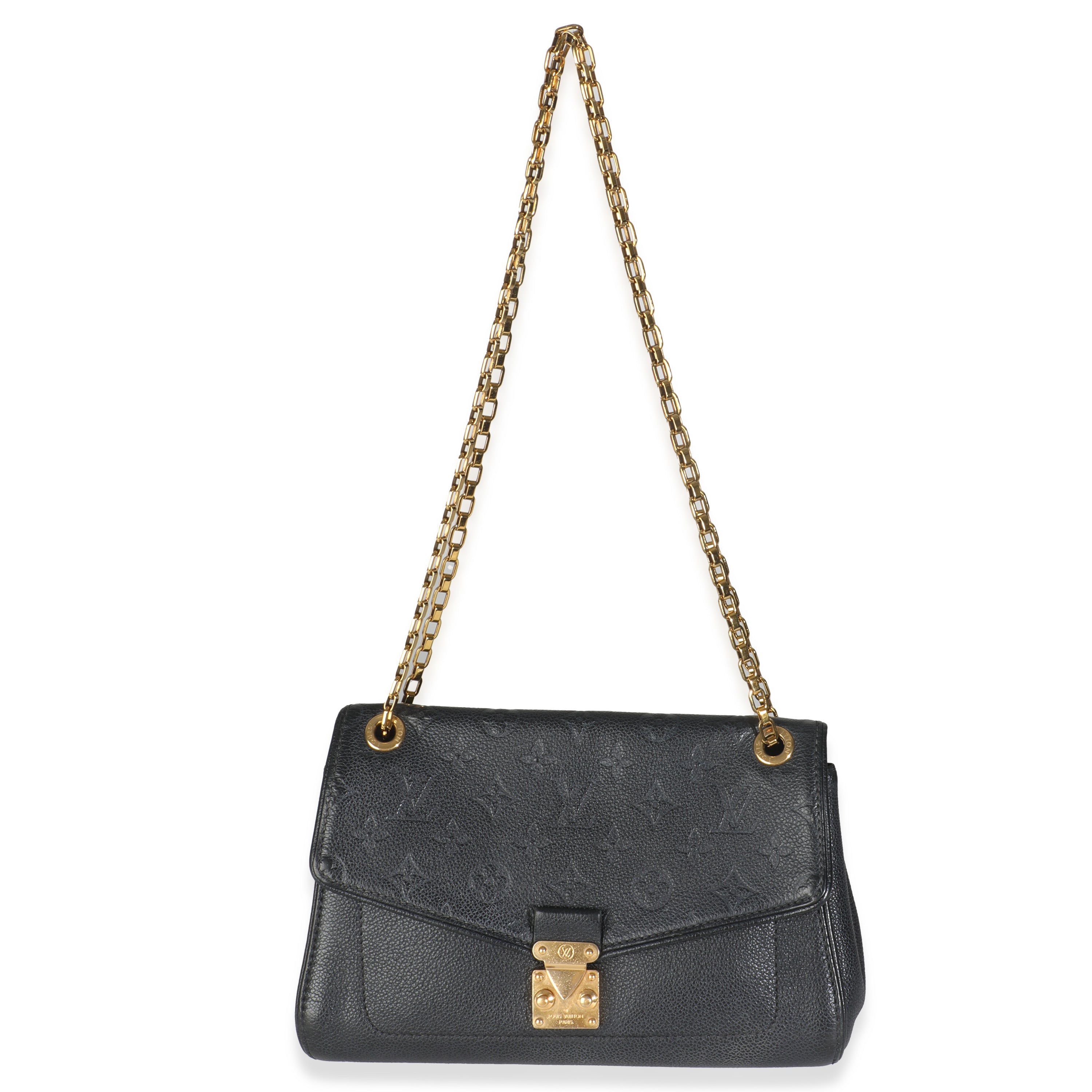 Louis Vuitton Black Monogram Empreinte Saint Germain PM