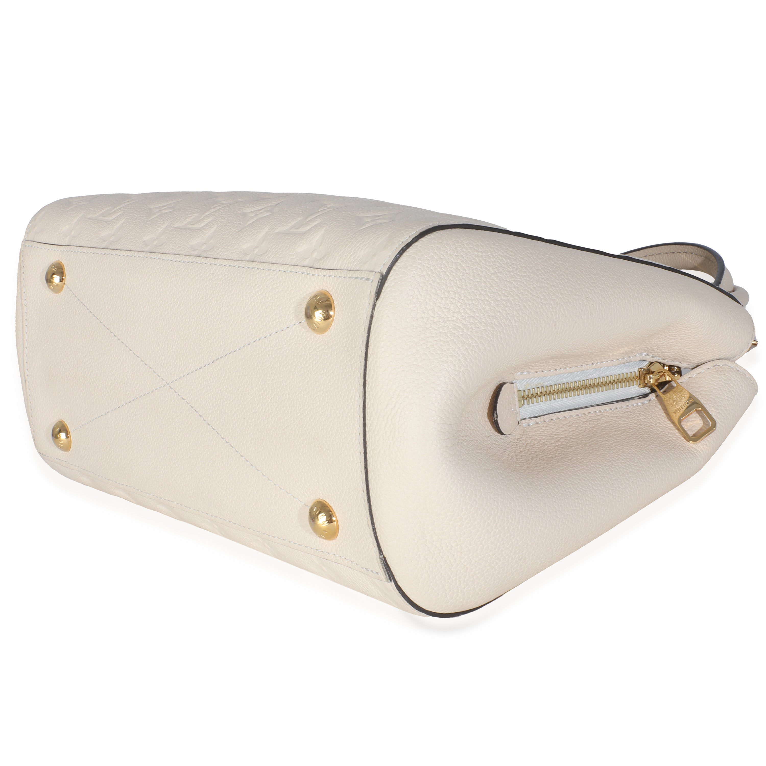 Louis Vuitton Creme Monogram Empreinte Montaigne MM