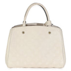 Louis Vuitton Creme Monogram Empreinte Montaigne MM
