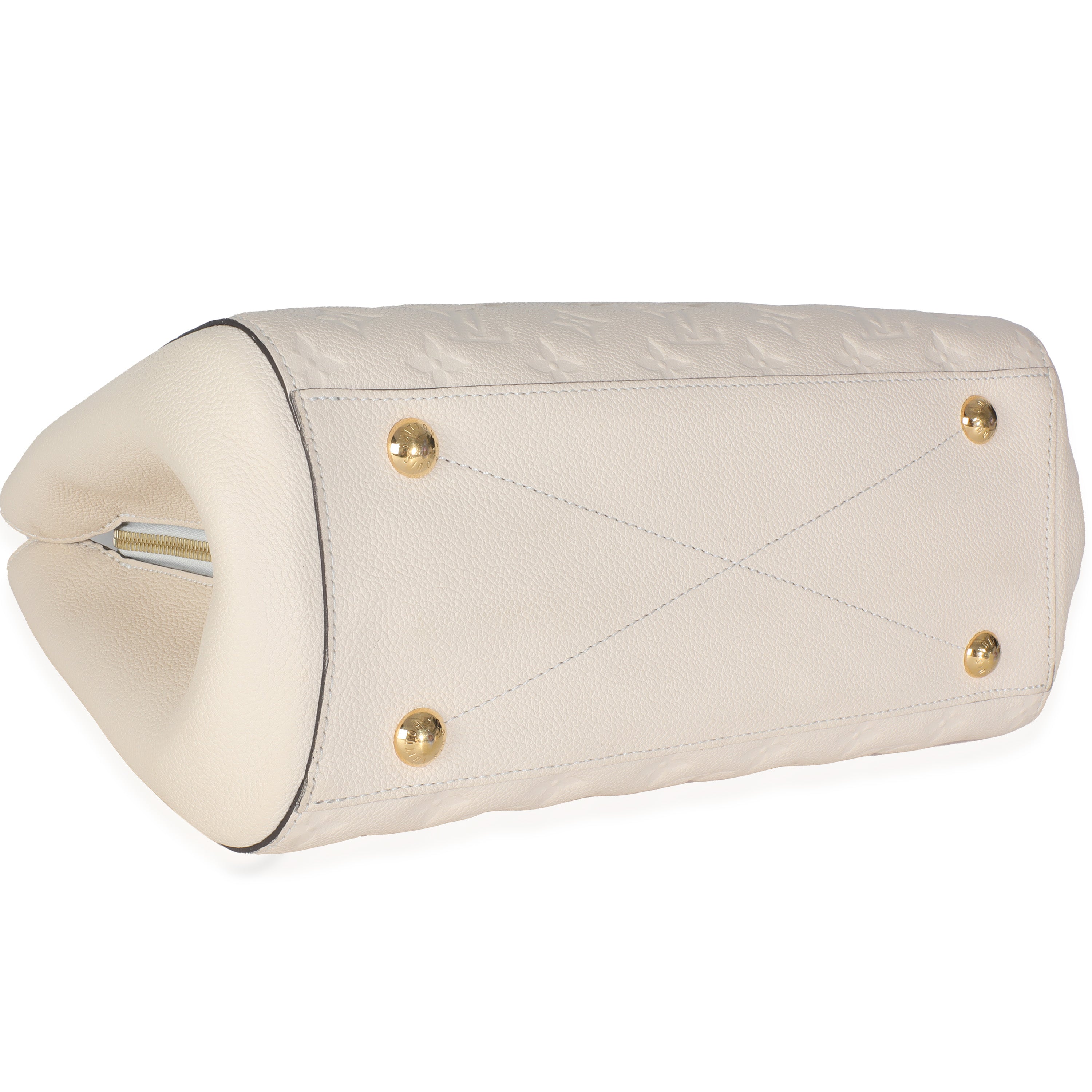 Louis Vuitton Creme Monogram Empreinte Montaigne MM