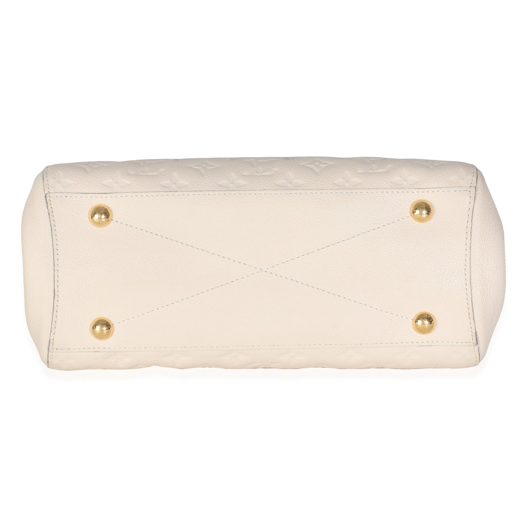 Louis Vuitton Creme Monogram Empreinte Montaigne MM
