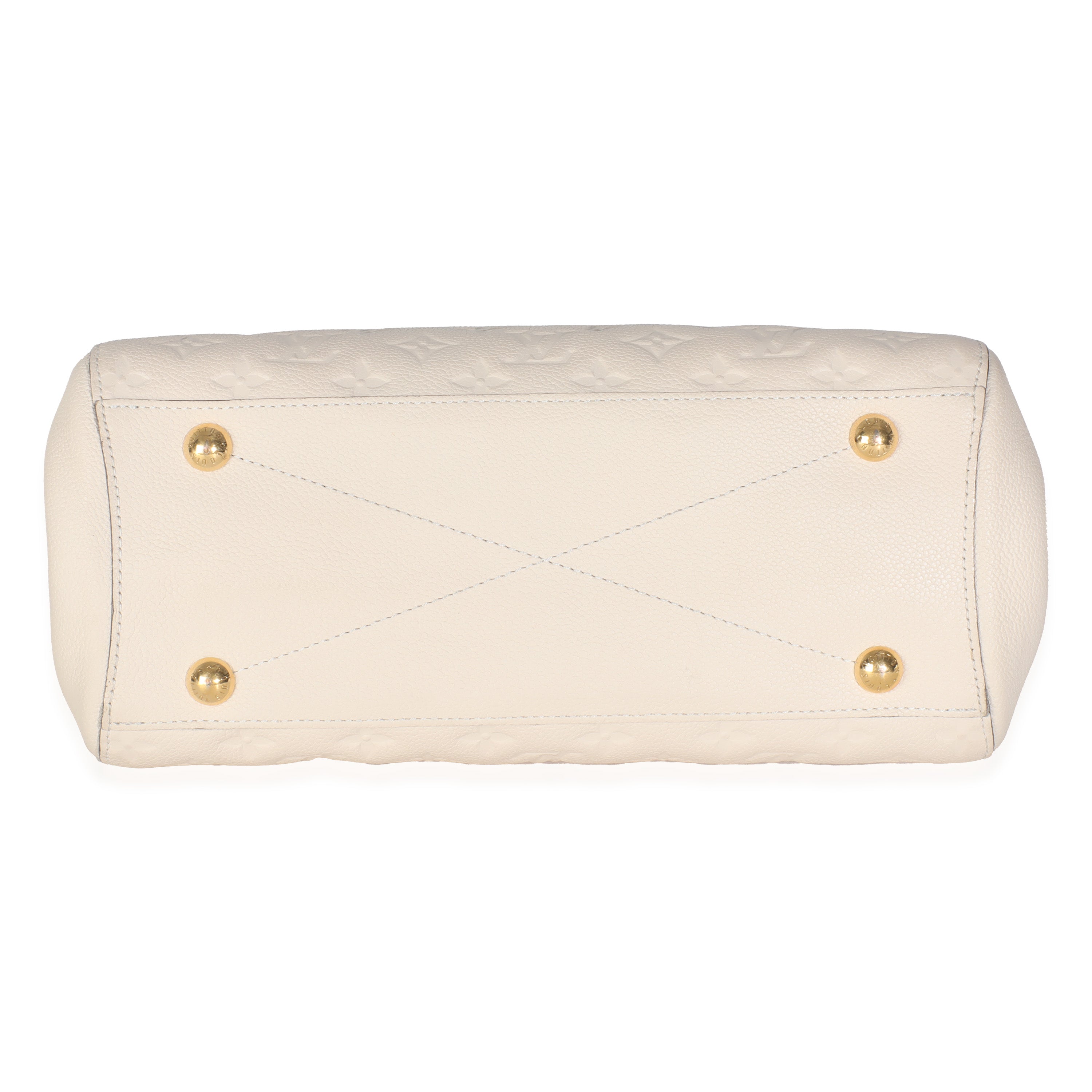 Louis Vuitton Creme Monogram Empreinte Montaigne MM