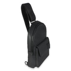 Louis Vuitton Black Grained Cowhide Aerogram Pilot Slingbag