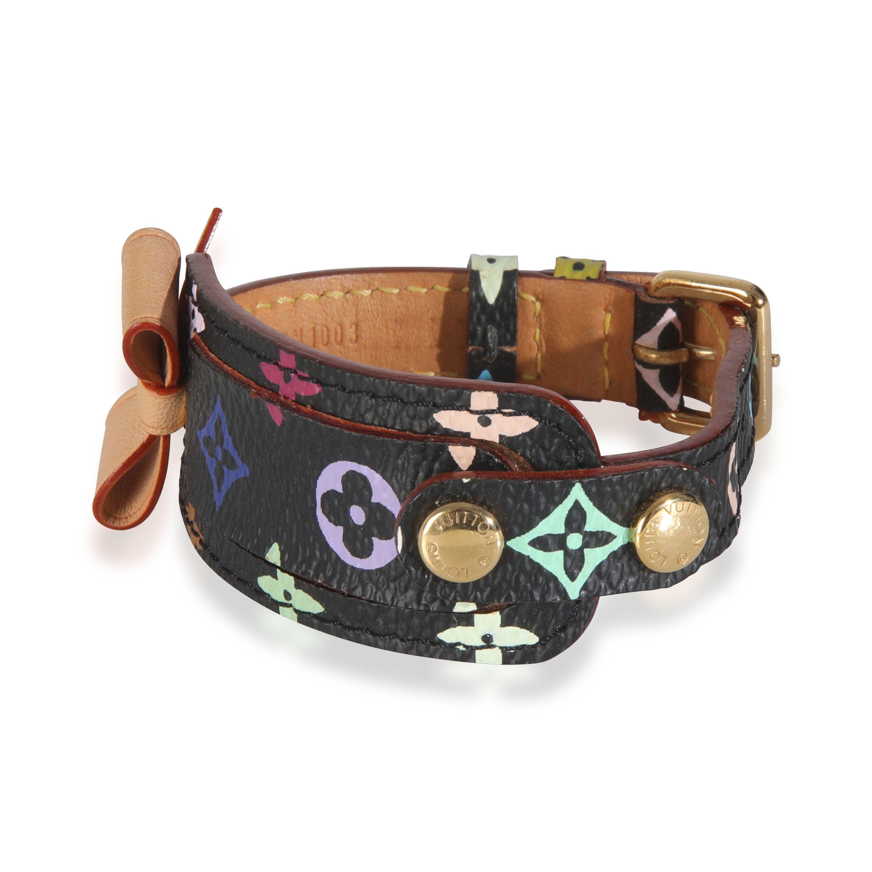 Louis Vuitton Gold-Plated  Murakami Monogram ID Bracelet