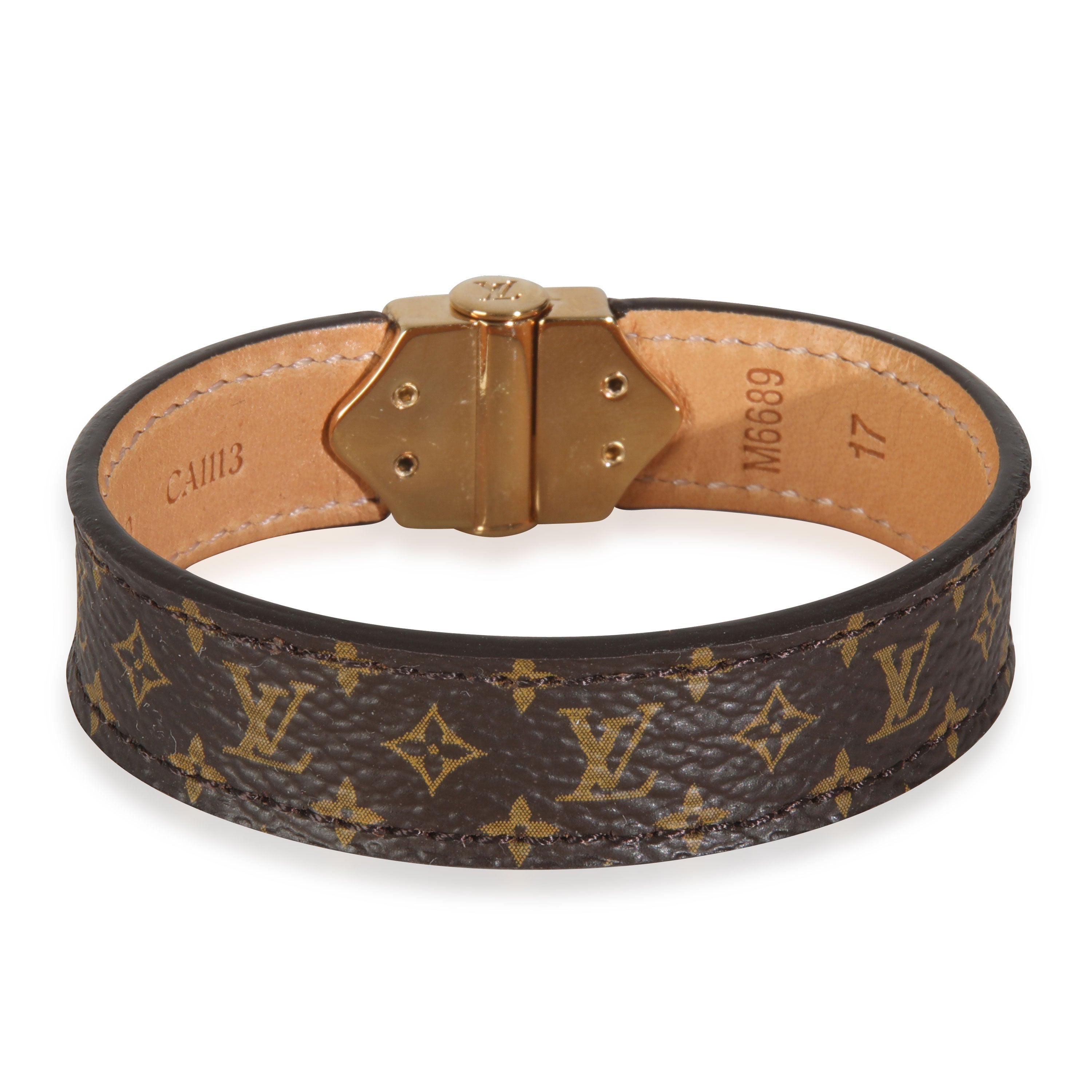 Louis Vuitton Gold-Plated  Nano Monogram Bracelet
