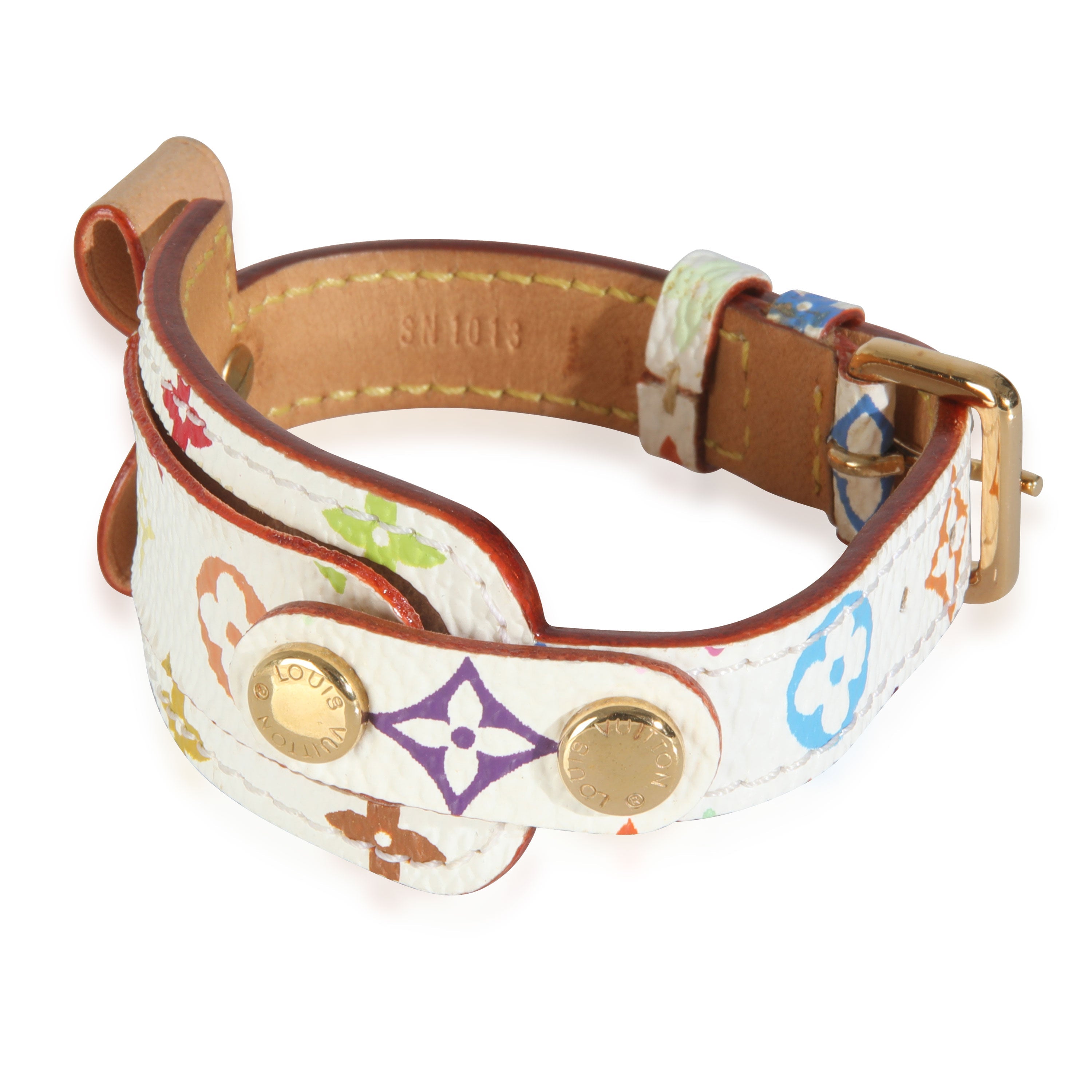 Louis Vuitton Gold-Plated  Murakami Monogram ID Bracelet