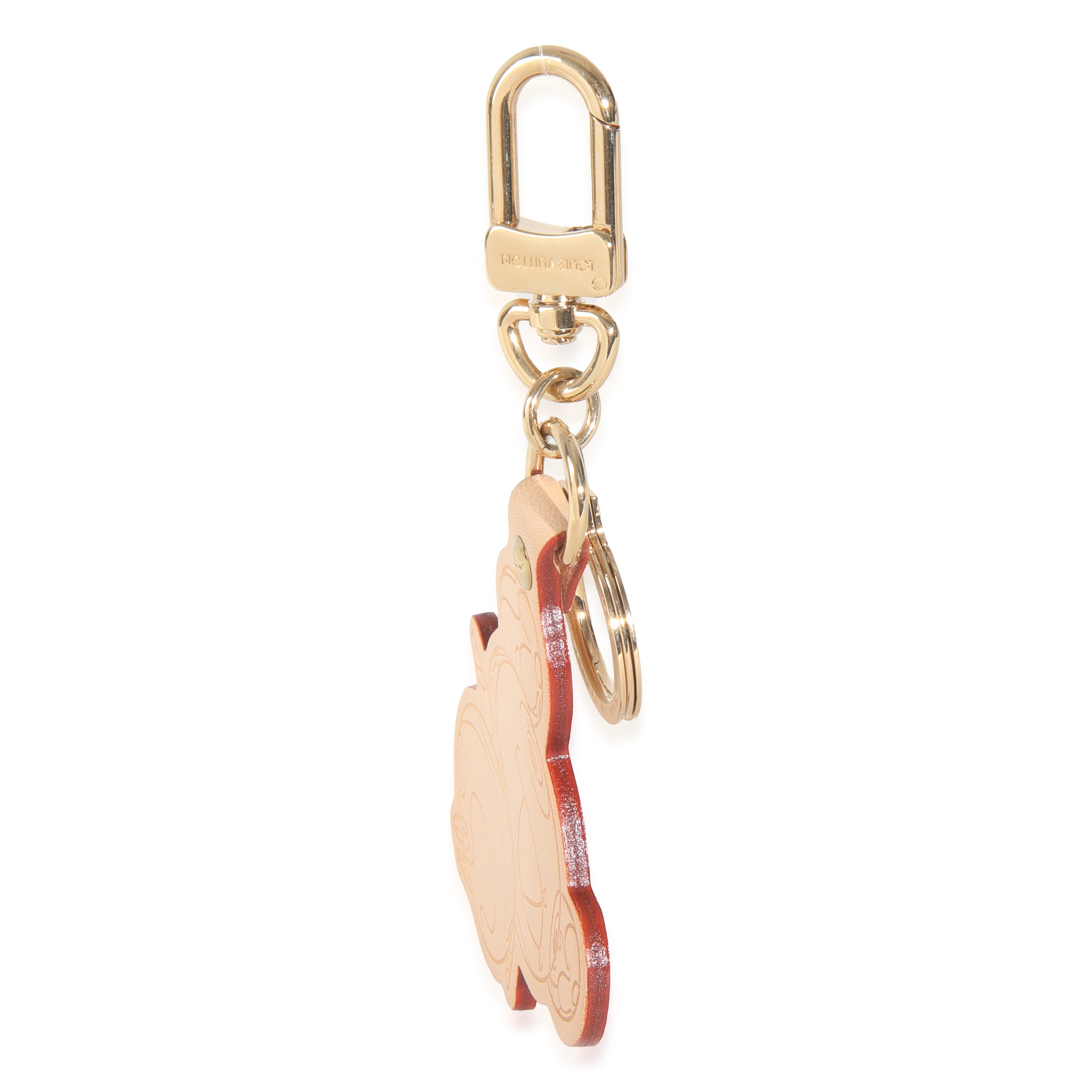 Louis Vuitton x Takashi Murakami Vachetta Panda Key Holder Bag Charm