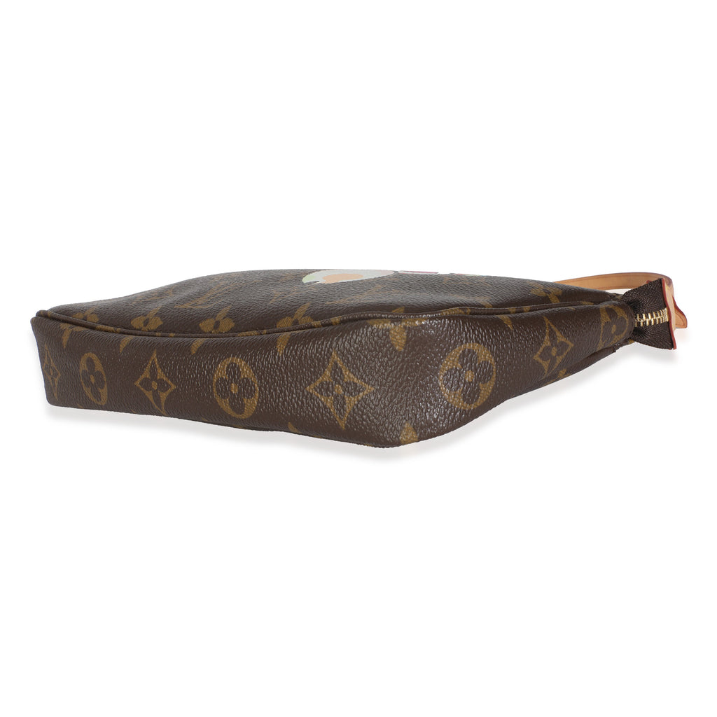 Louis Vuitton x Takashi Murakami Monogram Canvas Panda Pochette Accessoires