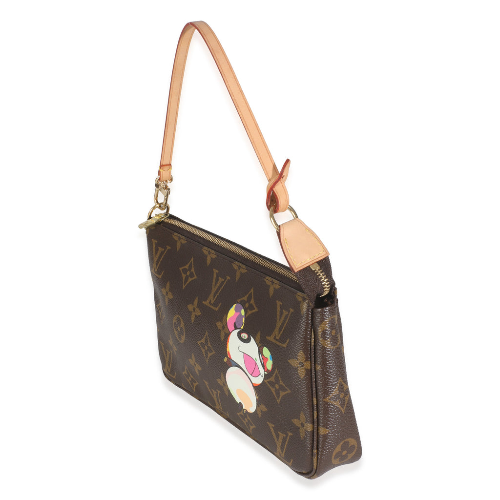 Louis Vuitton x Takashi Murakami Monogram Canvas Panda Pochette Accessoires