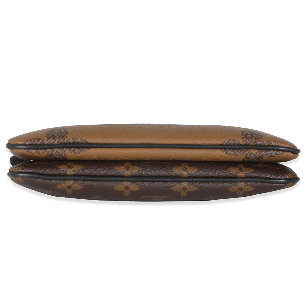 Louis Vuitton Reverse Monogram Canvas Double Zip Pochette