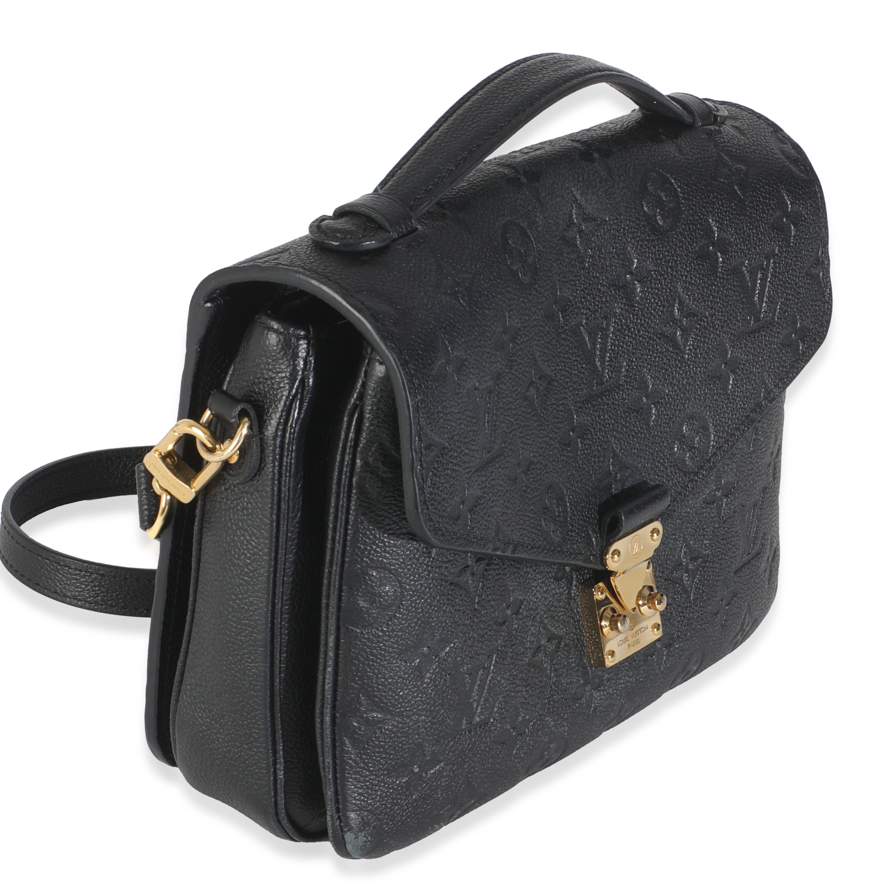 Louis Vuitton Black Empreinte Pochette Metis