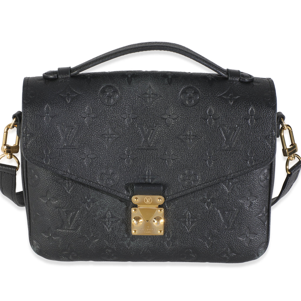 Louis Vuitton Black Empreinte Pochette Metis