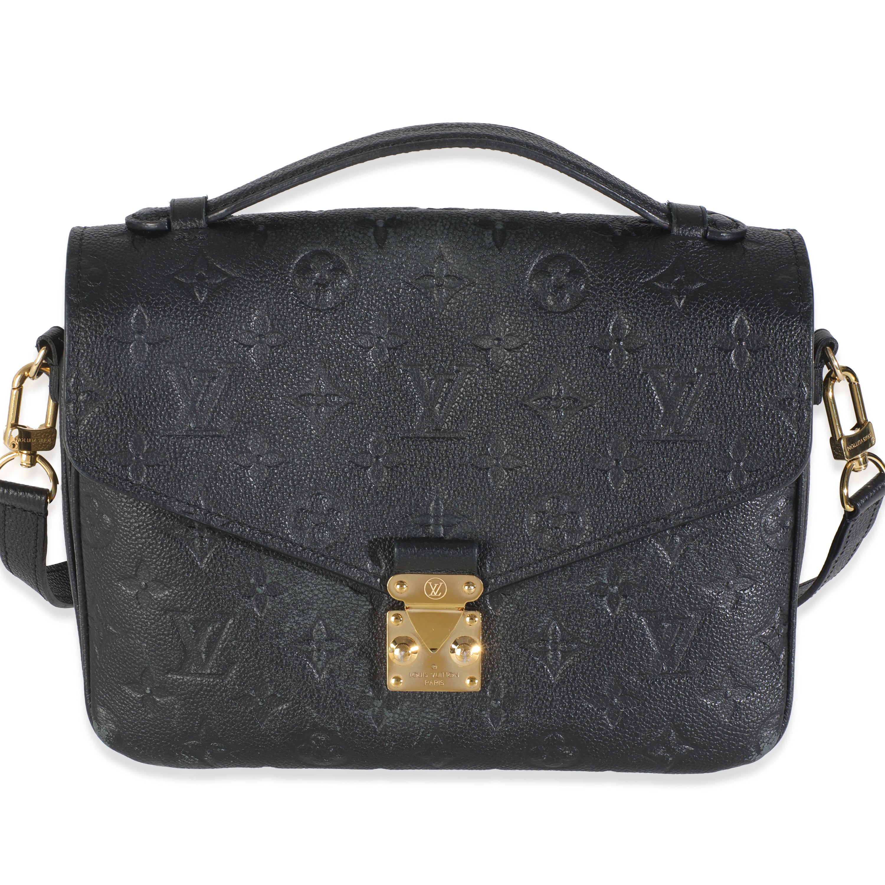 Louis Vuitton Black Empreinte Pochette Metis