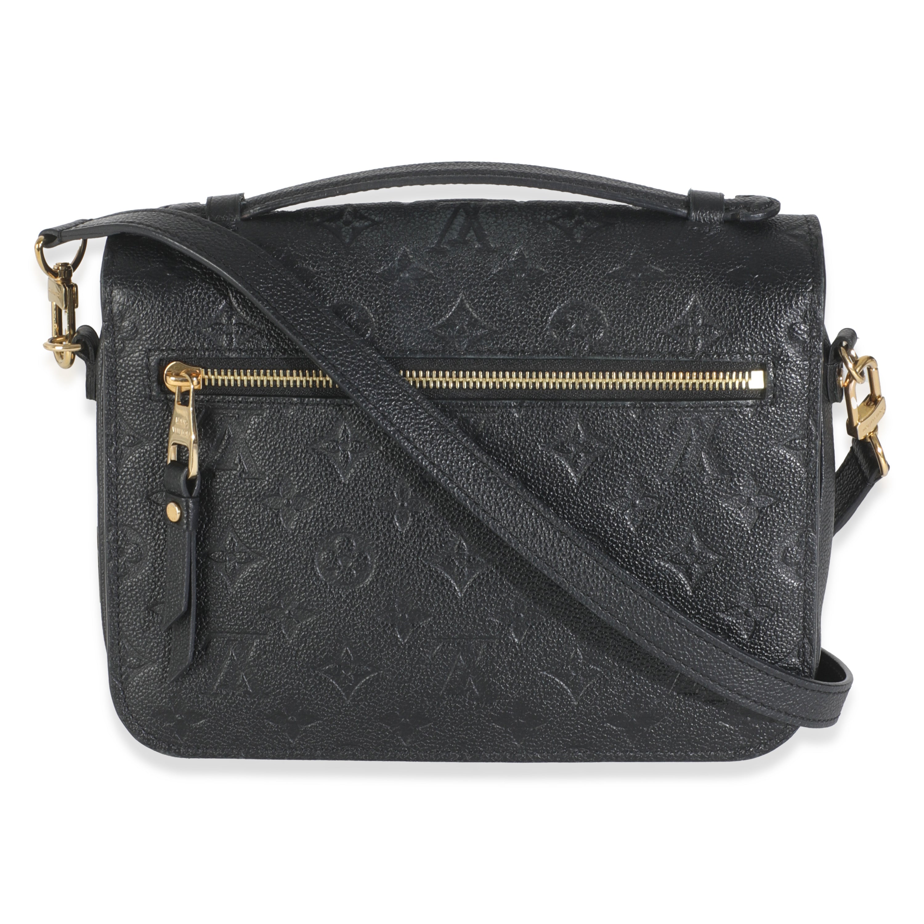 Louis Vuitton Black Empreinte Pochette Metis