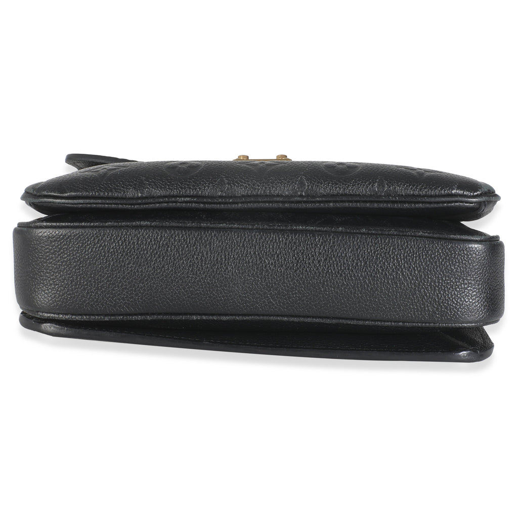 Louis Vuitton Black Empreinte Pochette Metis