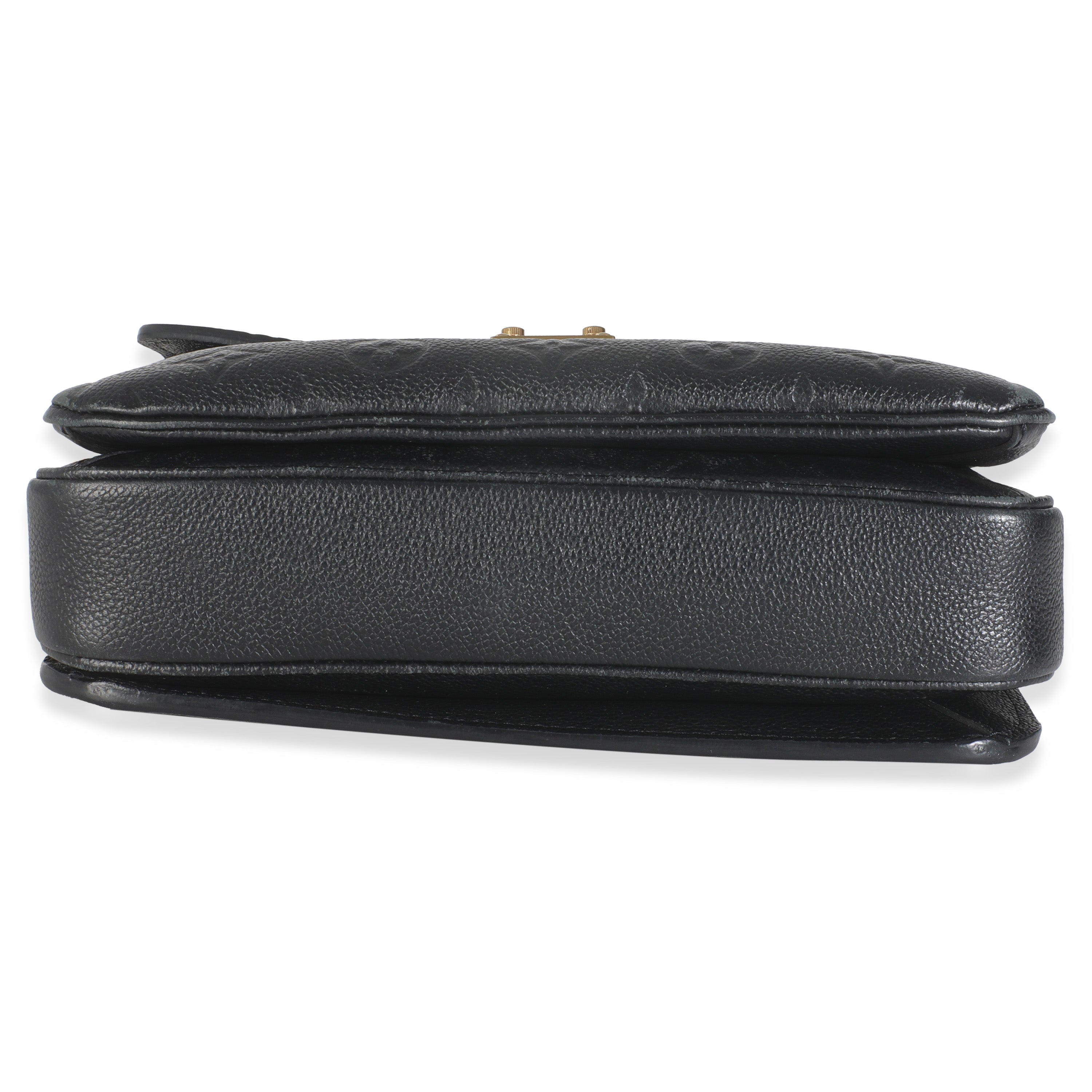 Louis Vuitton Black Empreinte Pochette Metis