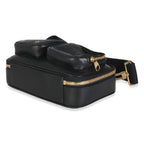 Louis Vuitton Black Monogram Embossed Calfskin Utility Crossbody