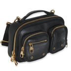 Louis Vuitton Black Monogram Embossed Calfskin Utility Crossbody
