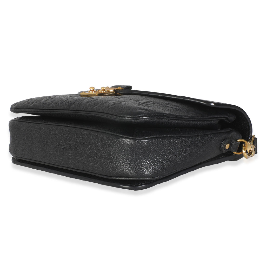 Louis Vuitton Black Monogram Empreinte Pochette Metis