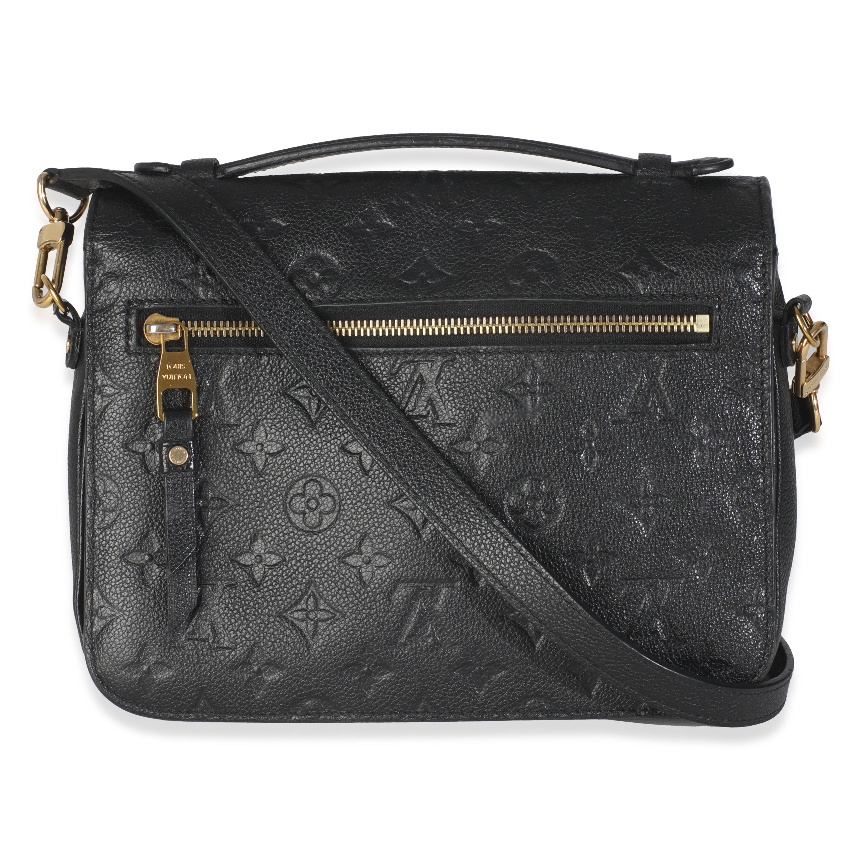 Louis Vuitton Black Monogram Empreinte Pochette Metis