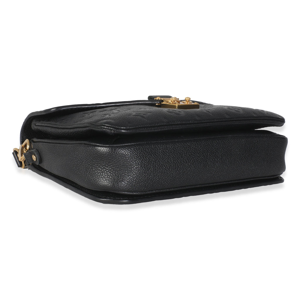 Louis Vuitton Black Monogram Empreinte Pochette Metis