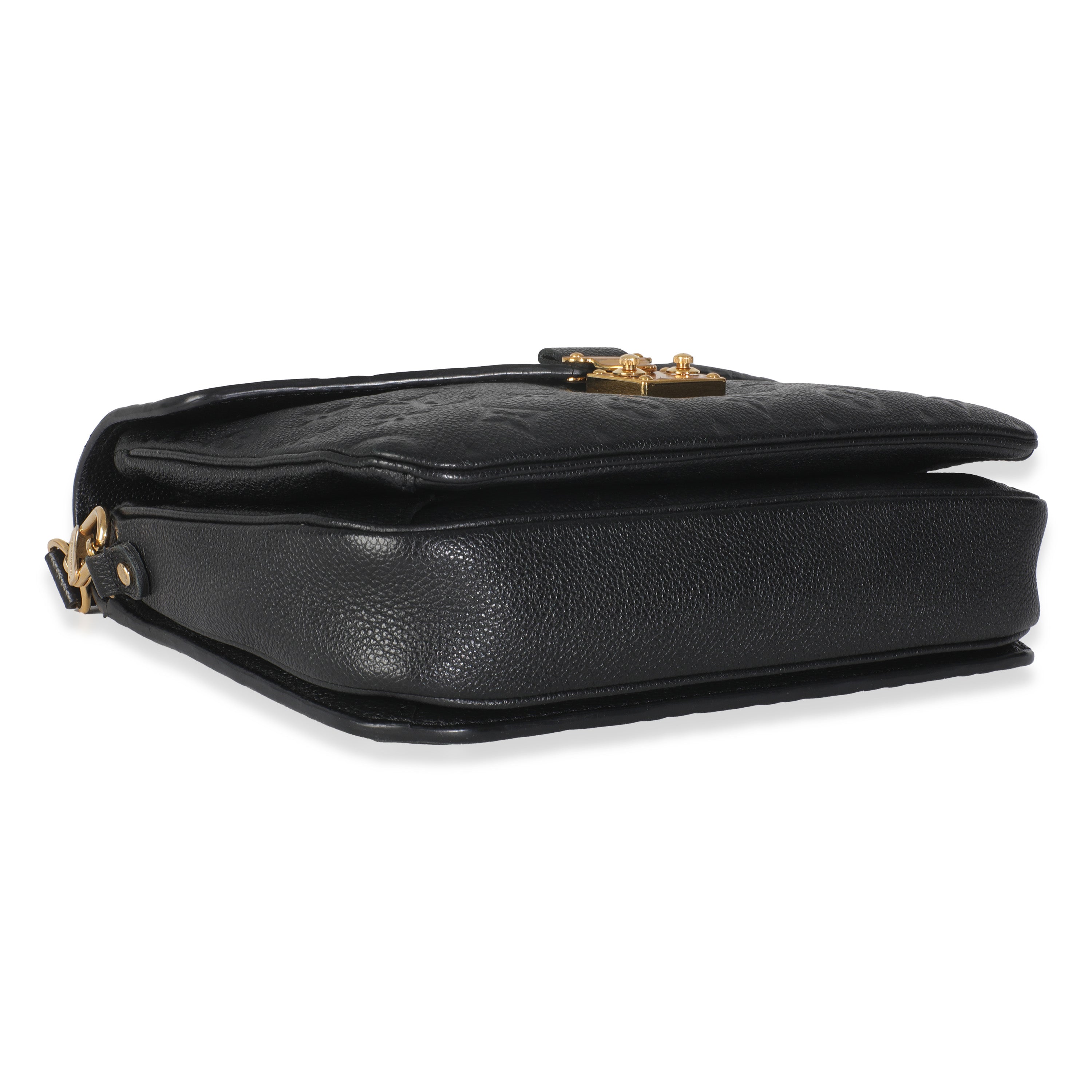 Louis Vuitton Black Monogram Empreinte Pochette Metis